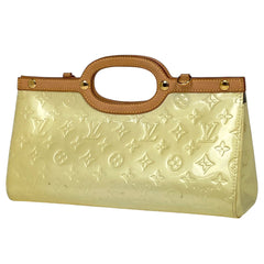 ルイ・ヴィトン ロクスバリー ドライブ 2WAY ショルダーバッグ エナメル ハンドバッグ モノグラムヴェルニ ペルル(ホワイト) M91374 レディース 【中古】brbag