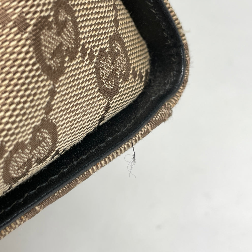 グッチ バンブー トートバッグ GG柄 ハンドバッグ トートバッグ GGキャンバス ブラウン 0021010 レディース 【中古】brbag