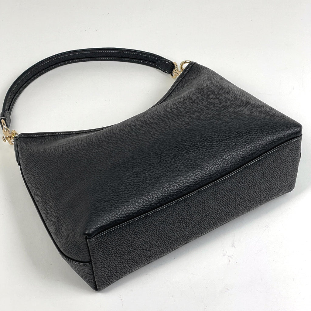 コーチ ローレル ショルダーバッグ 2WAY ハンドバッグ ロゴ ショルダーバッグ レザー ブラック CR148 レディース 【中古】brbag