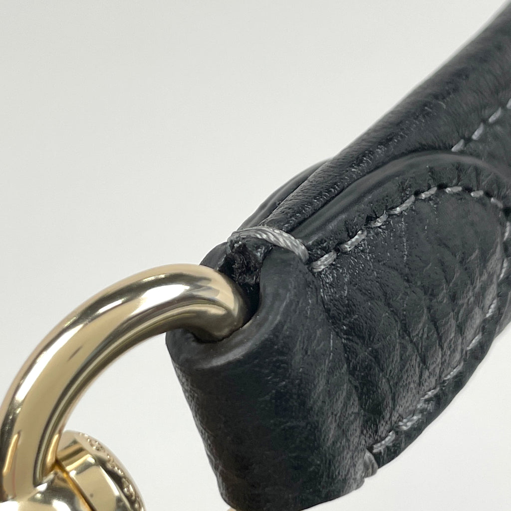 コーチ ローレル ショルダーバッグ 2WAY ハンドバッグ ロゴ ショルダーバッグ レザー ブラック CR148 レディース 【中古】brbag