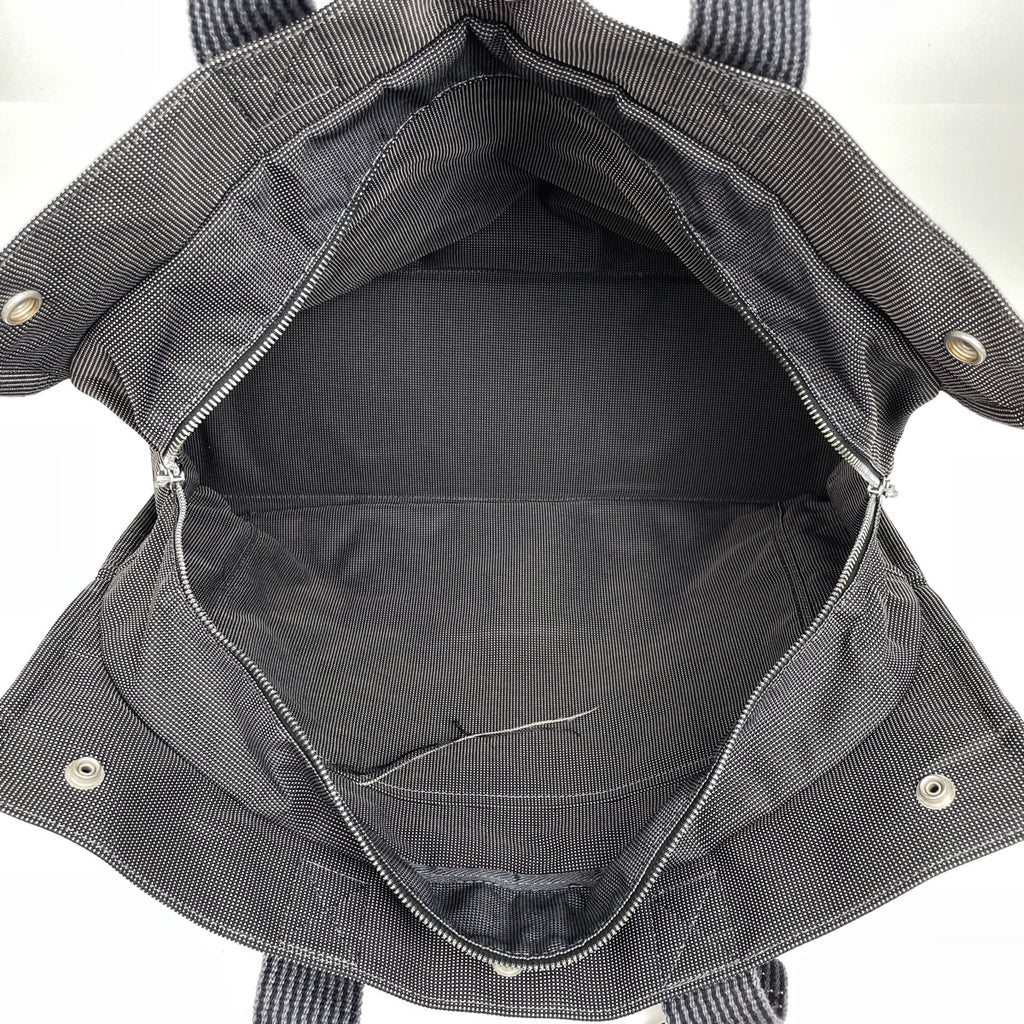 エルメス エールライン GM 肩掛け ハンドバッグ トートバッグ ナイロンキャンバス グレー レディース 【中古】brbag
