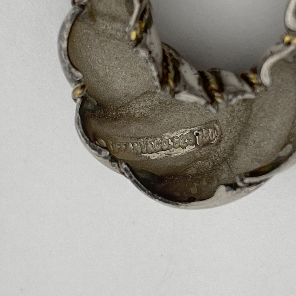 ティファニー ツイスト ロープ イヤリング リングコンビ イヤリング シルバー925 750 シルバー ゴールド レディース 【中古】bracc