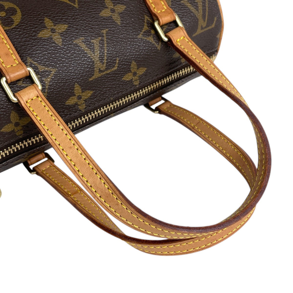 バイセル公式】ルイ・ヴィトン パピヨン 19 手提げ 筒型 ミニ