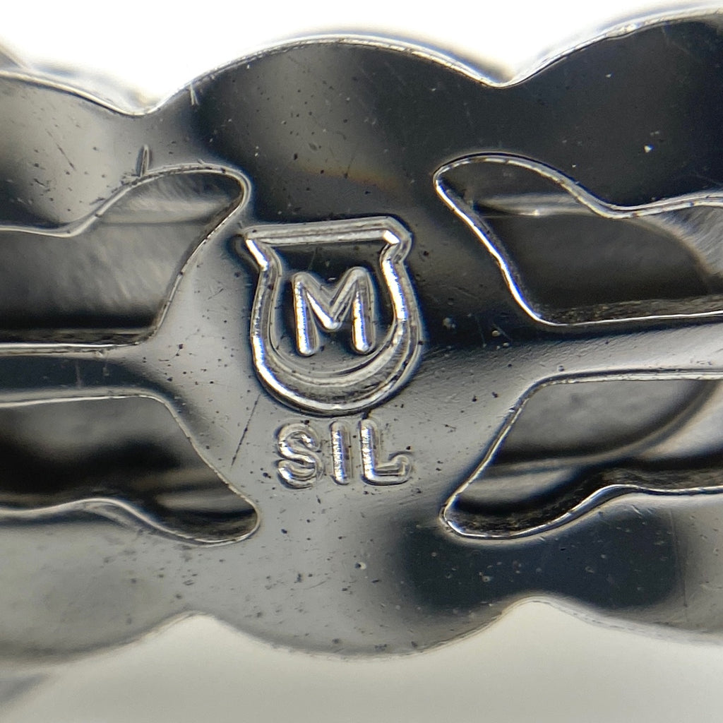 ミキモト パール デザインネックレス SILVER シルバー 真珠 ネックレス SV パール レディース 【中古】brjwl