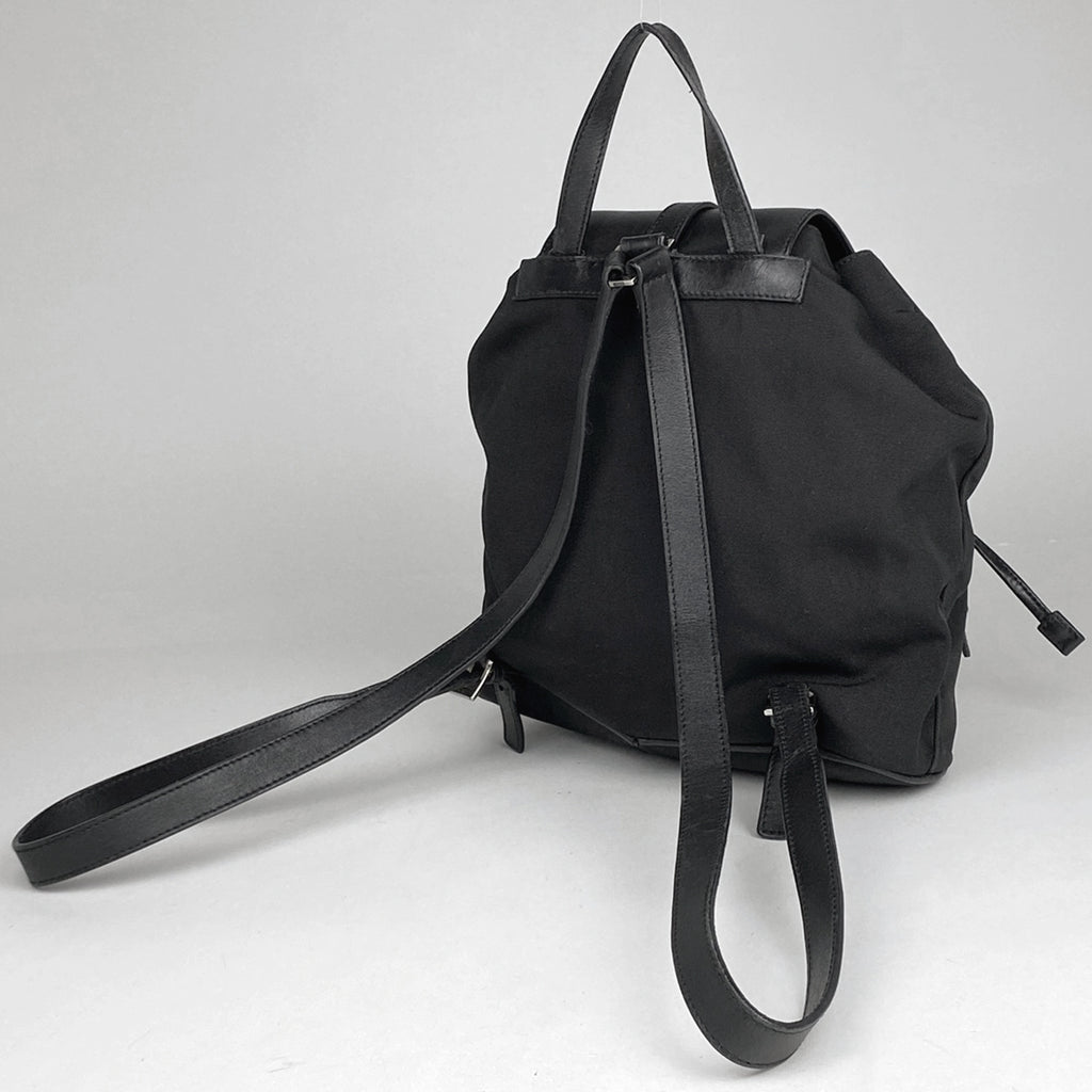 グッチ ジャッキーライン リュックサック バックパック デイパック リュック ナイロン ブラック 0030245 レディース 【中古】brbag