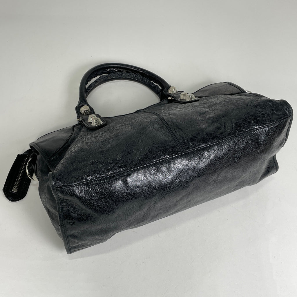 バレンシアガ ザ ジャイアント パートタイム 2WAY ショルダーバッグ ハンドバッグ レザー ブラック 173082 レディース 【中古】brbag