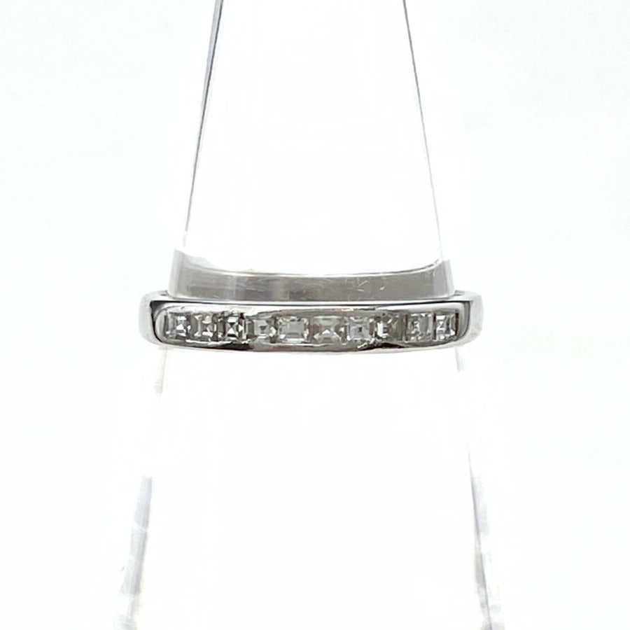 メレダイヤ デザインリング プラチナ 指輪 リング 12号 Pt900 ダイヤモンド レディース 【中古】nbjwl