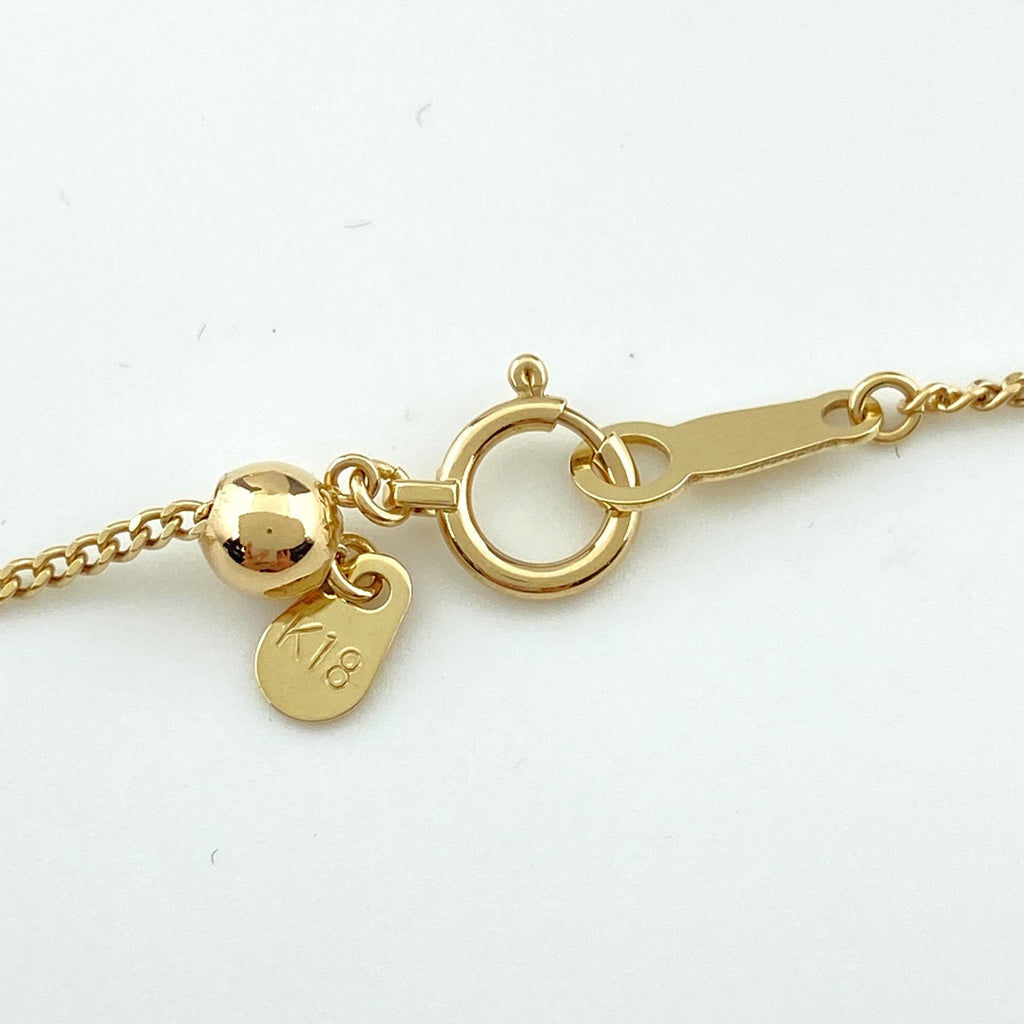 ダイヤモンド デザインネックレス YG イエローゴールド ペンダント ネックレス K18 750 ダイヤモンド レディース 【中古】nbjwl