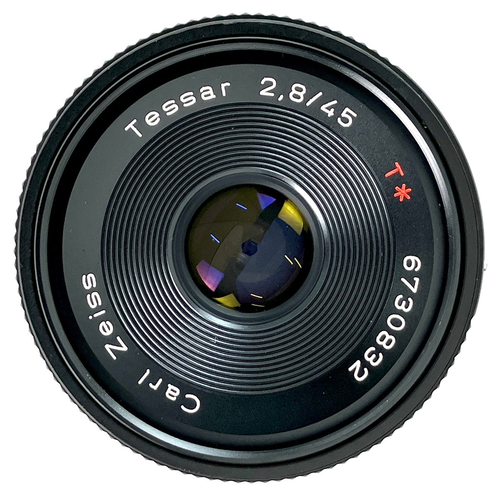 コンタックス CONTAX Tessar T* 45mm F2.8 AEJ テッサー 一眼カメラ用レンズ（マニュアルフォーカス） 【中古】cambb