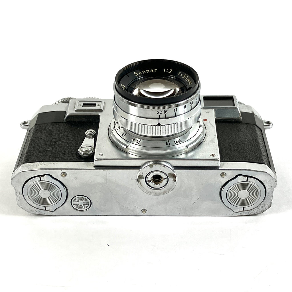 ツァイス・イコン Zeiss Ikon Contax IIa + zeiss opton sonnar 50mm f2［ジャンク品］ フィルム レンジファインダーカメラ 【中古】cambb
