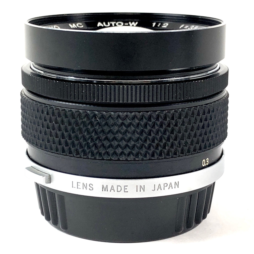 オリンパス OLYMPUS ZUIKO MC AUTO-W 35mm F2 一眼カメラ用レンズ（マニュアルフォーカス） 【中古】cambb