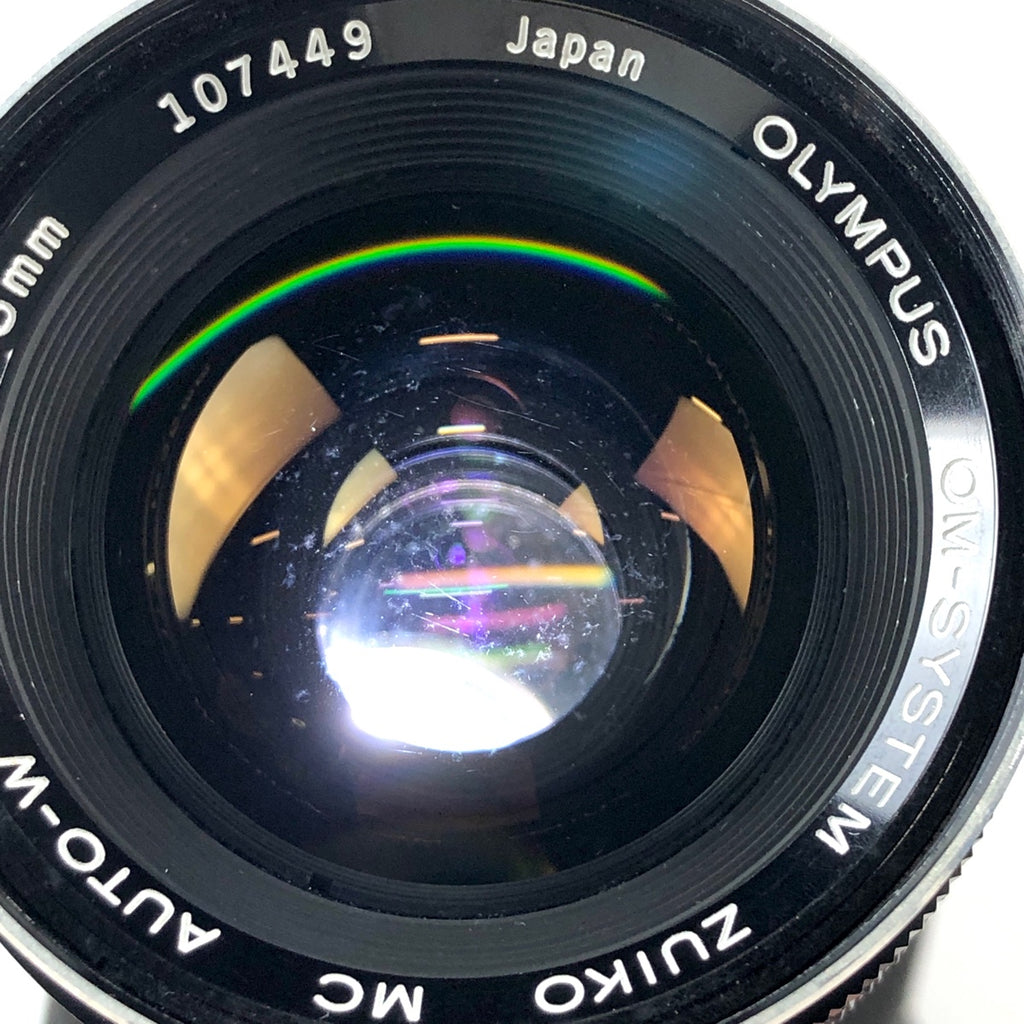オリンパス OLYMPUS ZUIKO MC AUTO-W 35mm F2 一眼カメラ用レンズ（マニュアルフォーカス） 【中古】cambb