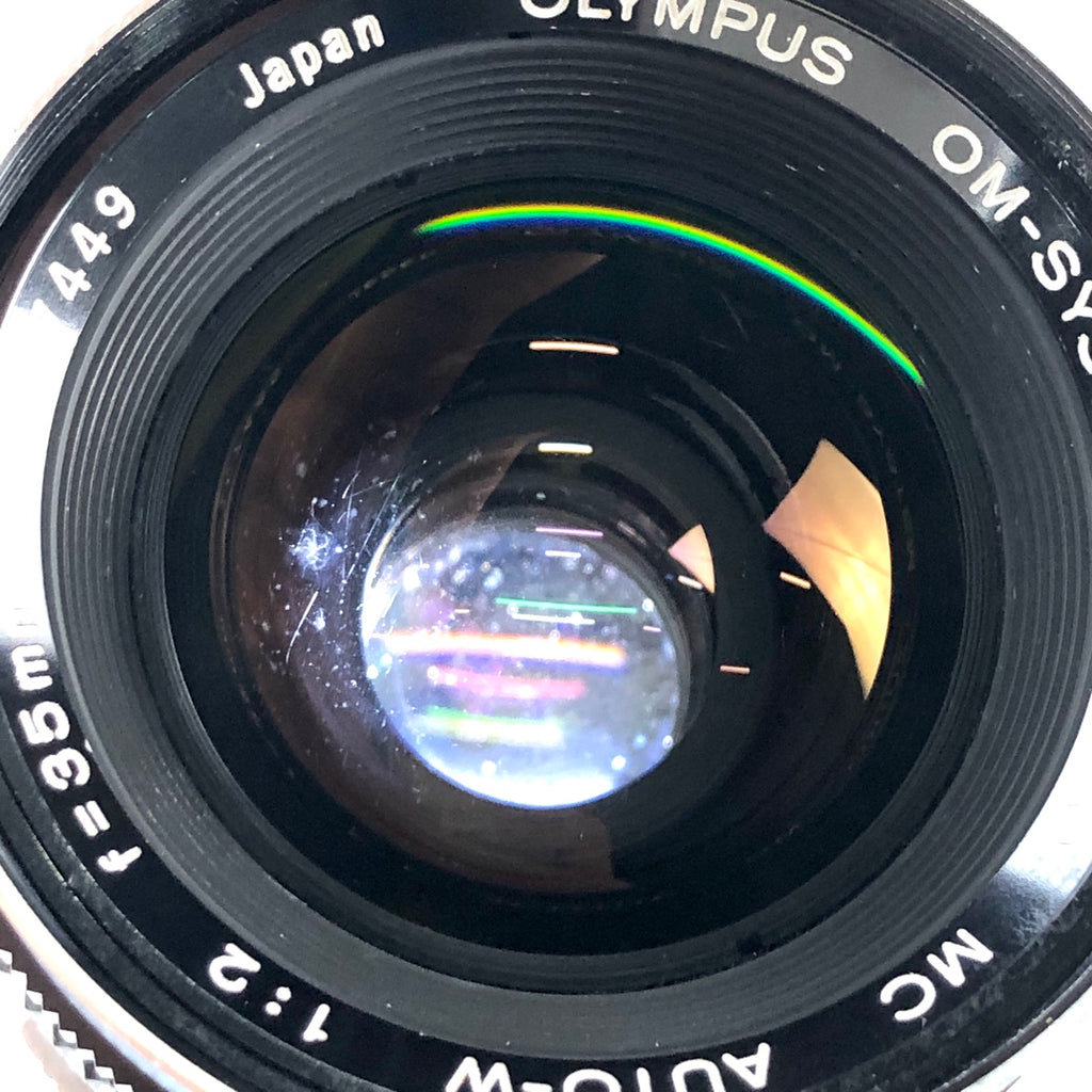 オリンパス OLYMPUS ZUIKO MC AUTO-W 35mm F2 一眼カメラ用レンズ（マニュアルフォーカス） 【中古】cambb