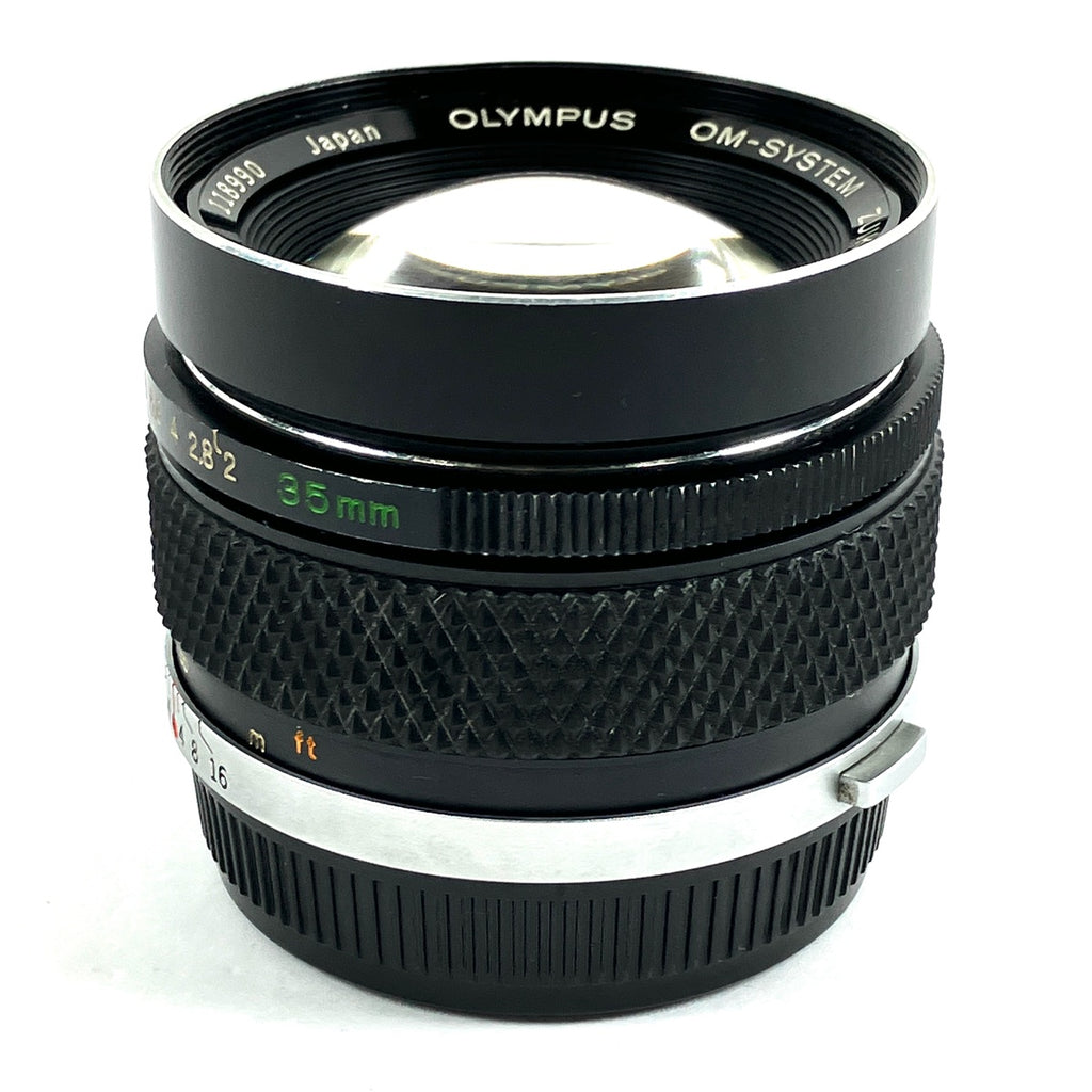 オリンパス OLYMPUS ZUIKO MC AUTO-W 35mm F2 一眼カメラ用レンズ（マニュアルフォーカス） 【中古】cambb