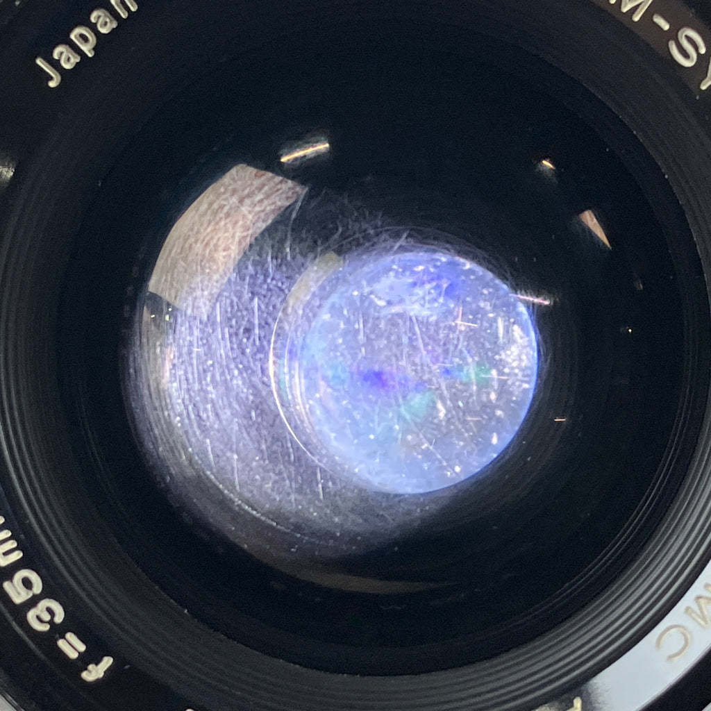 オリンパス OLYMPUS ZUIKO MC AUTO-W 35mm F2 一眼カメラ用レンズ（マニュアルフォーカス） 【中古】cambb