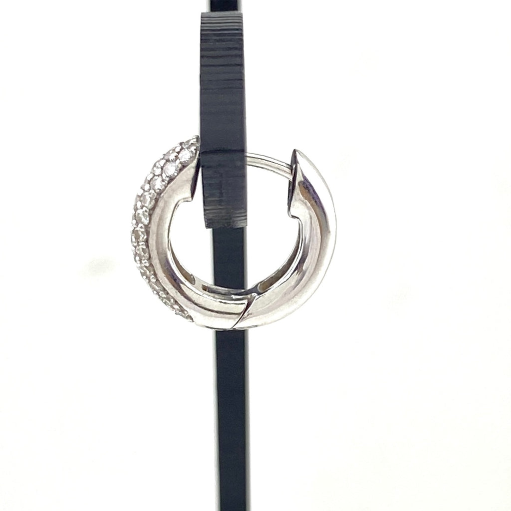 サミスターダイヤモンド K18 WG ダイヤモンド ピアス レディース 【中古】brjwl
