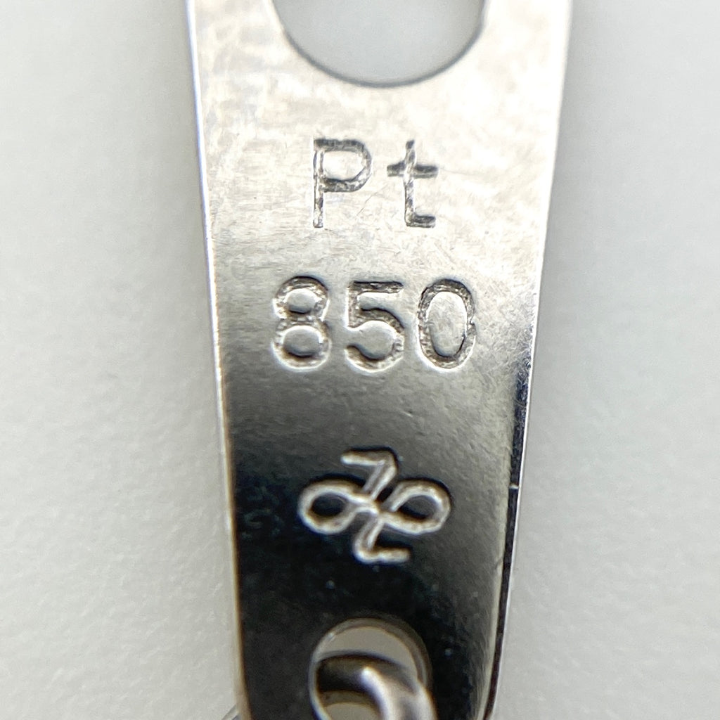 サファイア デザインネックレス プラチナ ペンダント メレダイヤ ネックレス Pt850 サファイア ダイヤモンド レディース 【中古】nbjwl