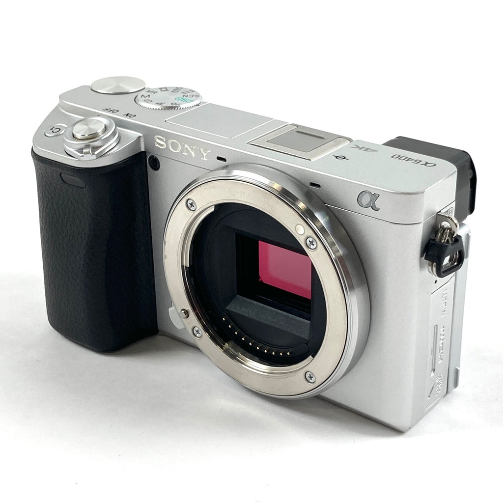 ソニー SONY α6400 ダブルズームレンズキット ILCE-6400Y シルバー デジタル ミラーレス 一眼カメラ 【中古】cambb