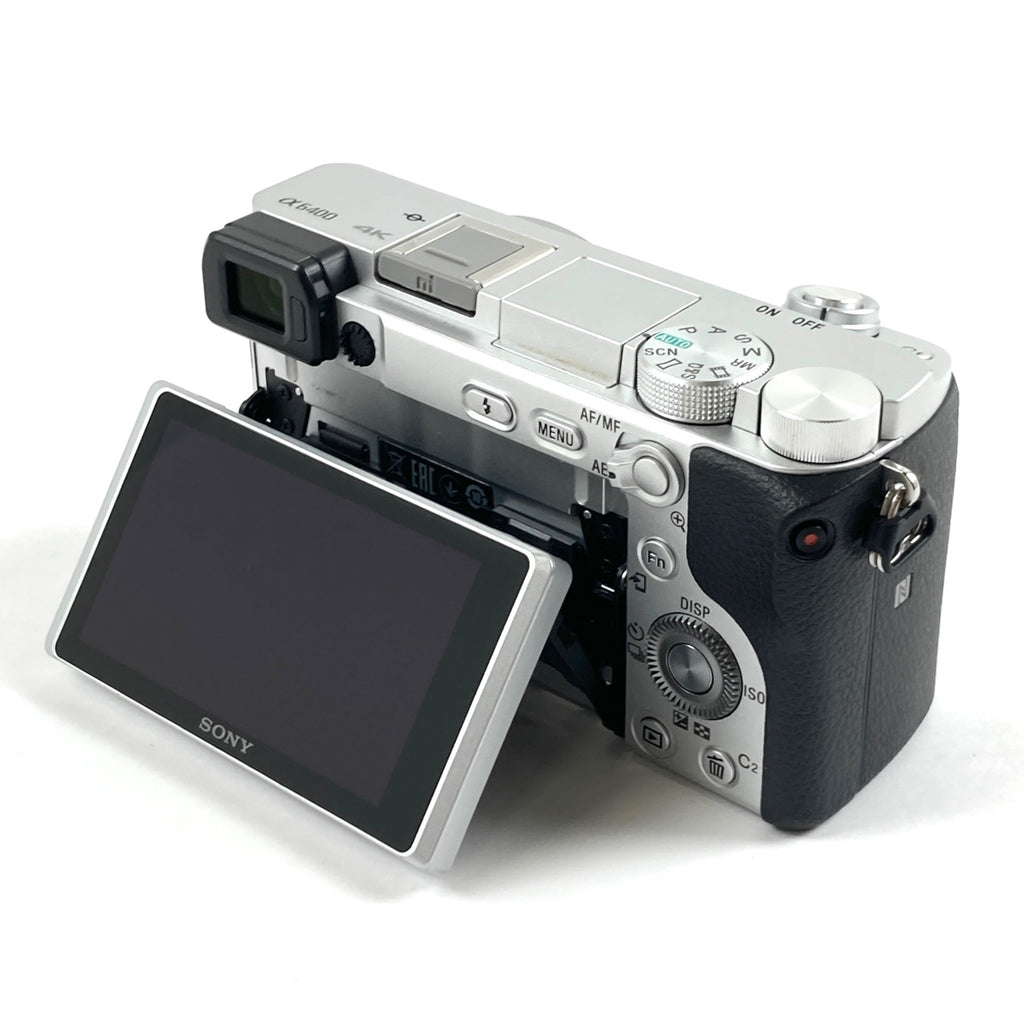 ソニー SONY α6400 ダブルズームレンズキット ILCE-6400Y シルバー デジタル ミラーレス 一眼カメラ 【中古】cambb