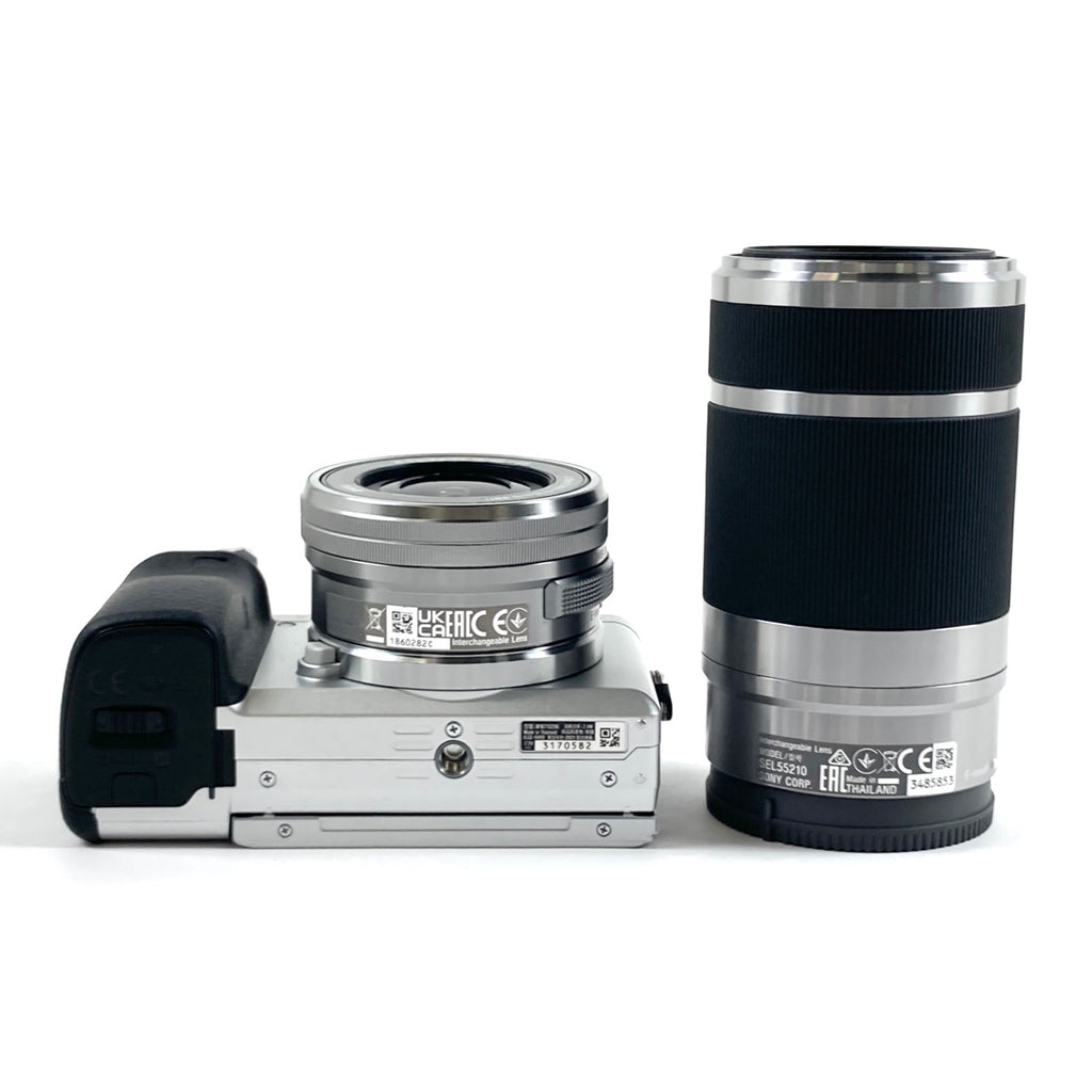 ソニー SONY α6400 ダブルズームレンズキット ILCE-6400Y シルバー デジタル ミラーレス 一眼カメラ 【中古】cambb