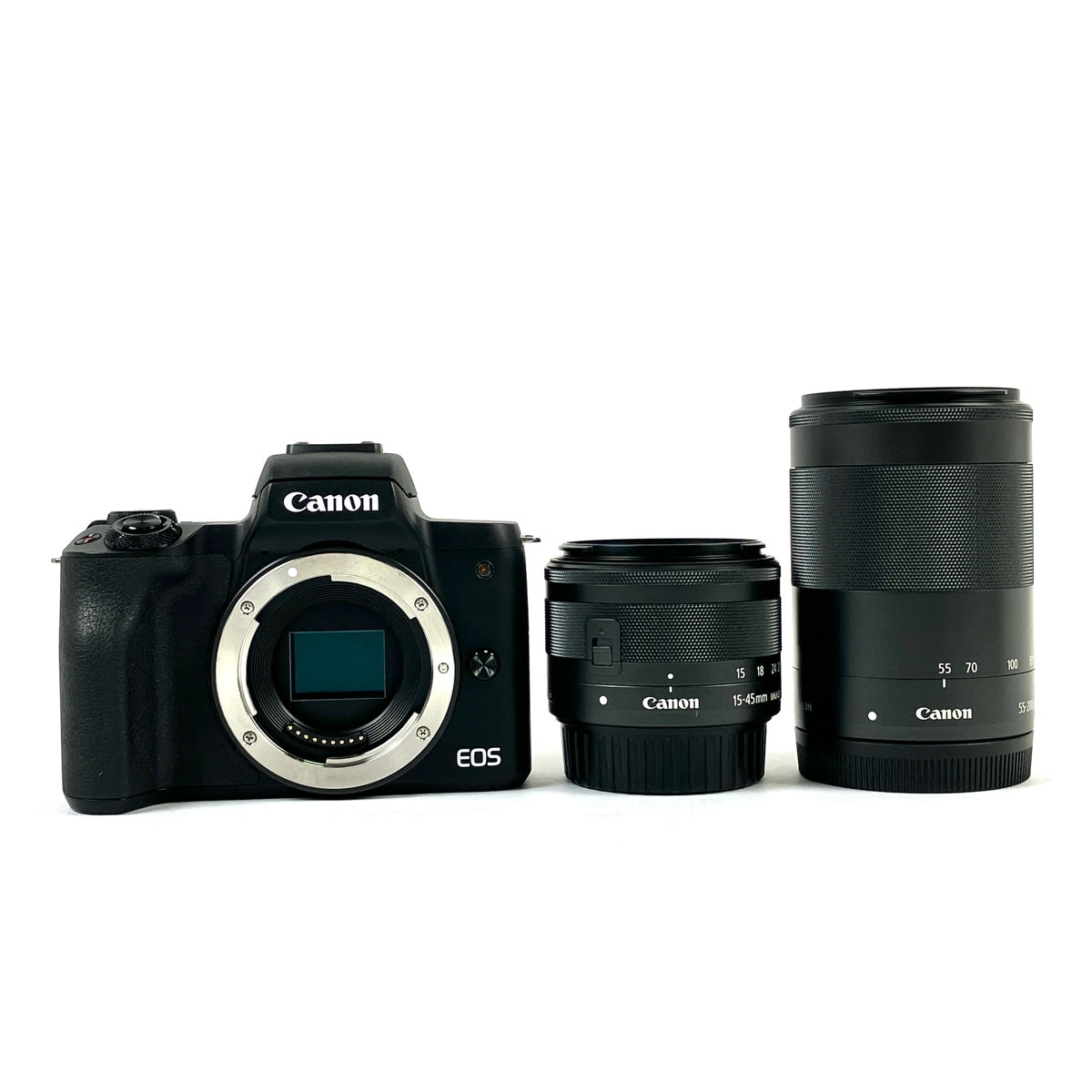 バイセル公式】キヤノン Canon EOS Kiss M2 ダブルズームキット