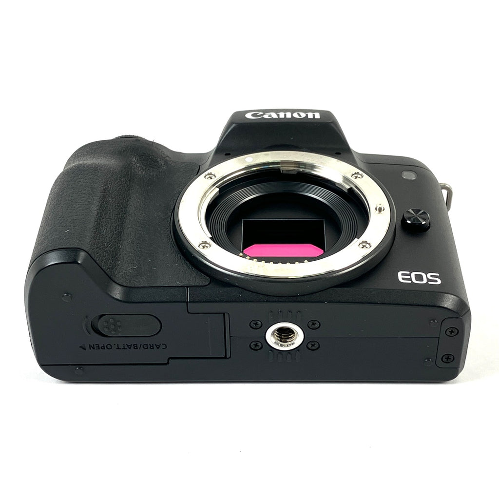 キヤノン Canon EOS Kiss M2 ダブルズームキット ブラック デジタル ミラーレス 一眼カメラ 【中古】cambb