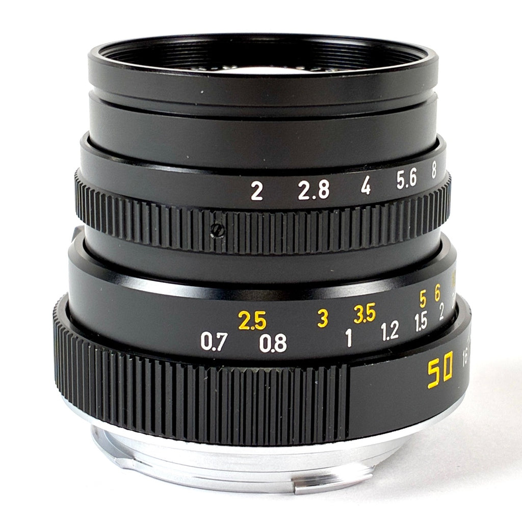 ライカ LEICA SUMMICRON-M 50mm F2 ズミクロン 第3世代 ブラック レンジファインダーカメラ用レンズ 【中古】cambb