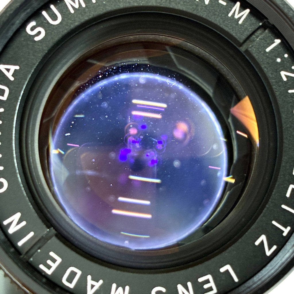 ライカ LEICA SUMMICRON-M 50mm F2 ズミクロン 第3世代 ブラック レンジファインダーカメラ用レンズ 【中古】cambb