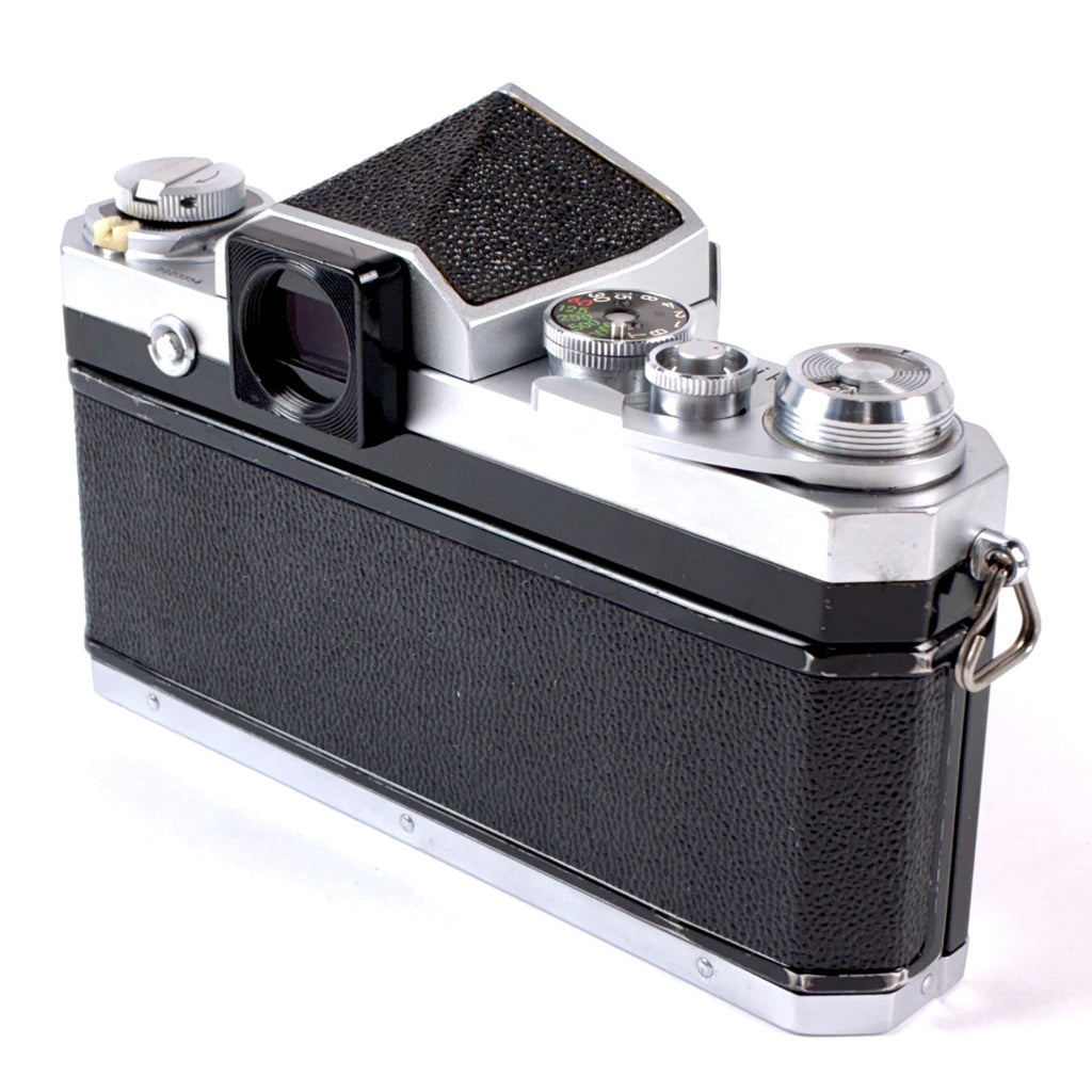 ニコン Nikon F アイレベル シルバー ボディ フィルム マニュアルフォーカス 一眼レフカメラ 【中古】cambb