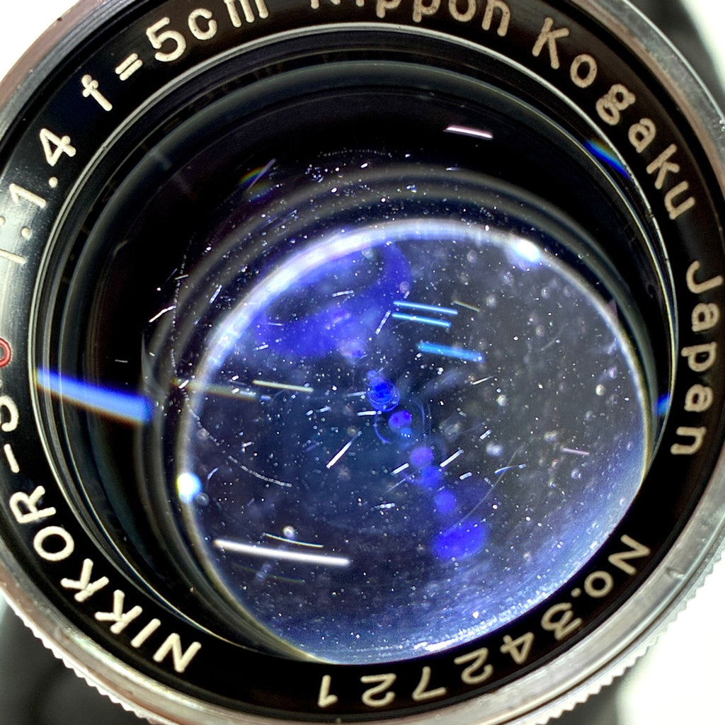 ニコン Nikon NIKKOR-S.C 50mm F1.4 5cm シルバー Sマウント レンジファインダーカメラ用レンズ 【中古】cambb