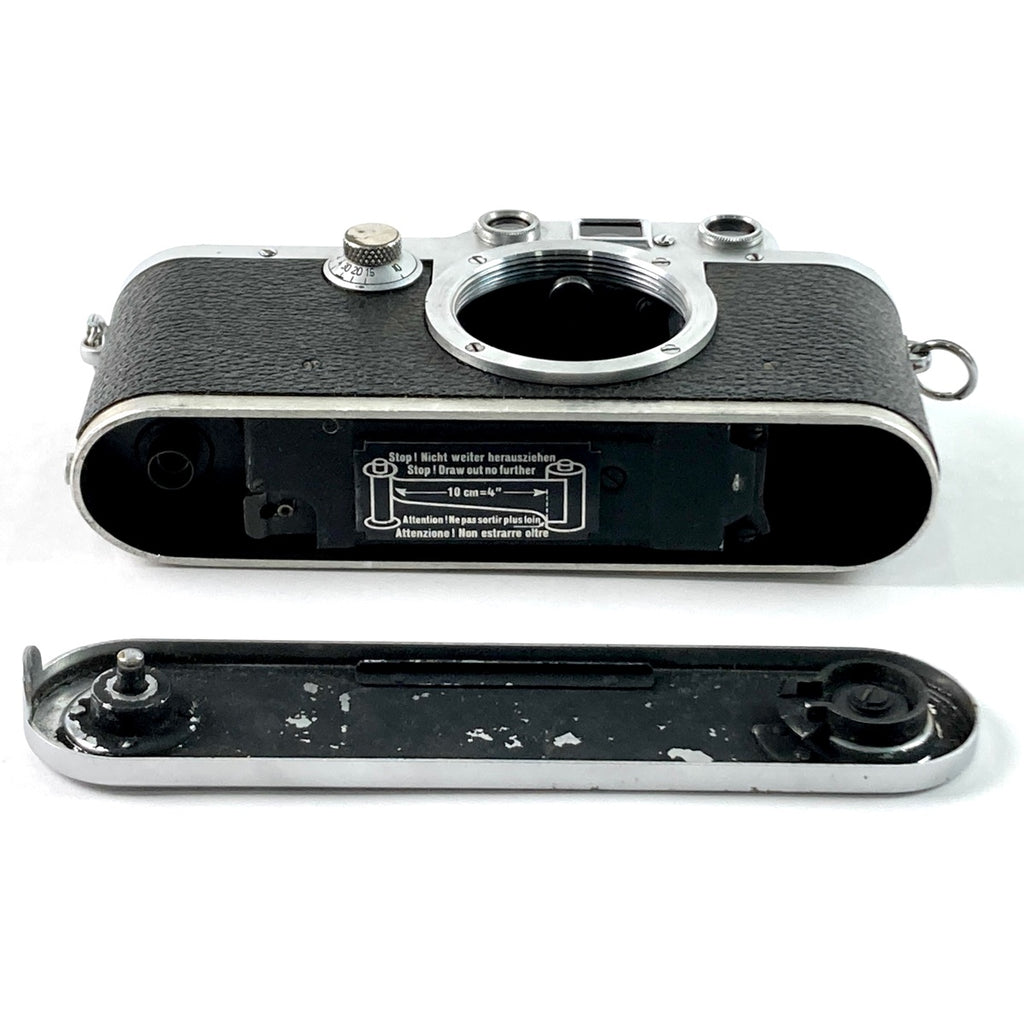 ライカ LEICA IIIc 後期 シルバー［ジャンク品］ フィルム レンジファインダーカメラ 【中古】cambb