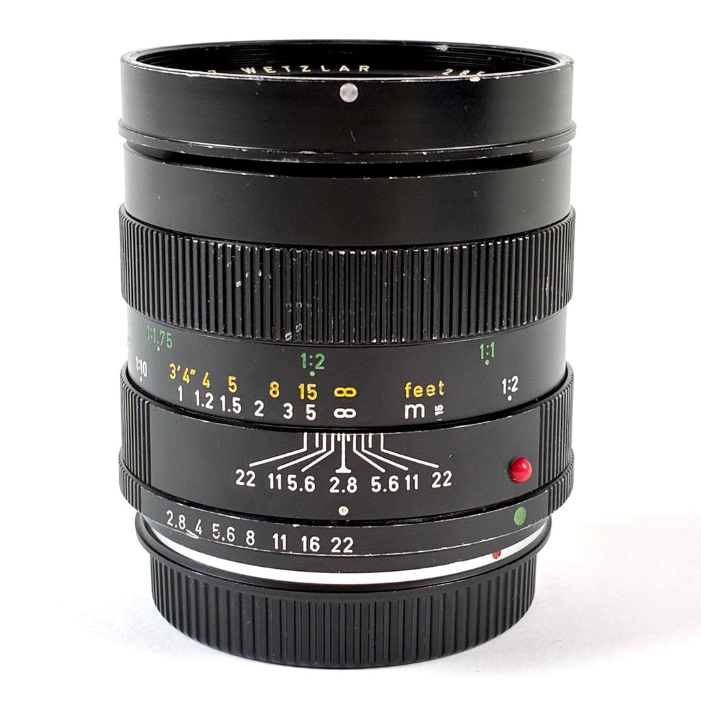 ライカ LEICA MACRO-ELMARIT-R 60mm F2.8 マクロエルマリート 3CAM 一眼カメラ用レンズ（マニュアルフォーカス） 【中古】cambb