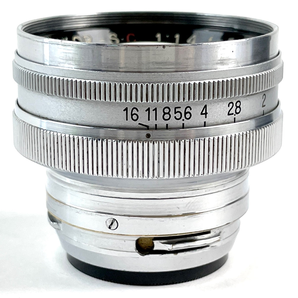 ニコン Nikon NIKKOR-S.C 50mm F1.4 5cm シルバー Sマウント レンジファインダーカメラ用レンズ 【中古】cambb