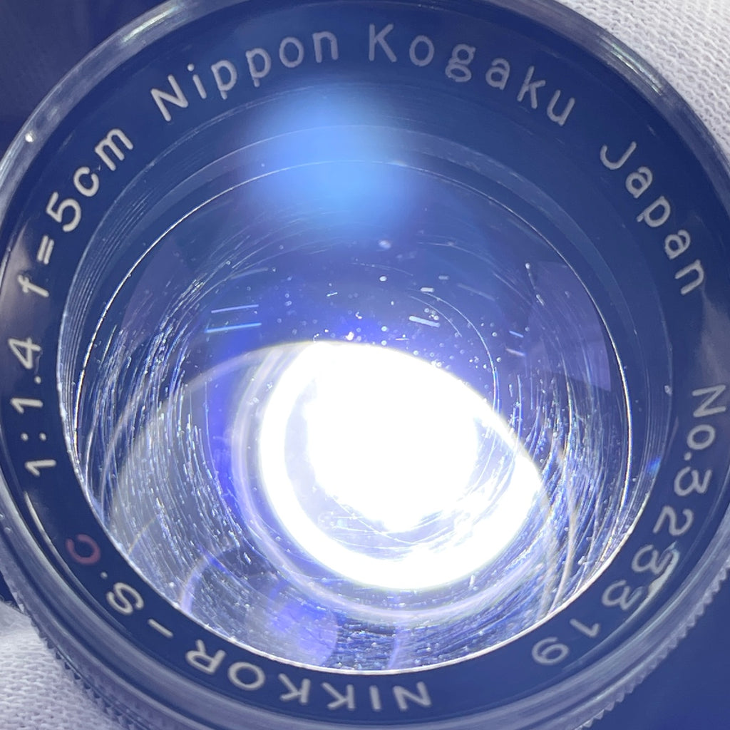 ニコン Nikon NIKKOR-S.C 50mm F1.4 5cm シルバー Sマウント レンジファインダーカメラ用レンズ 【中古】cambb