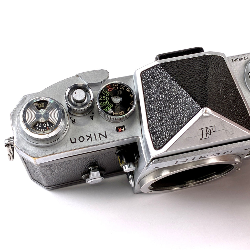 ニコン Nikon F アイレベル シルバー ボディ ［ジャンク品］ フィルム マニュアルフォーカス 一眼レフカメラ 【中古】cambb
