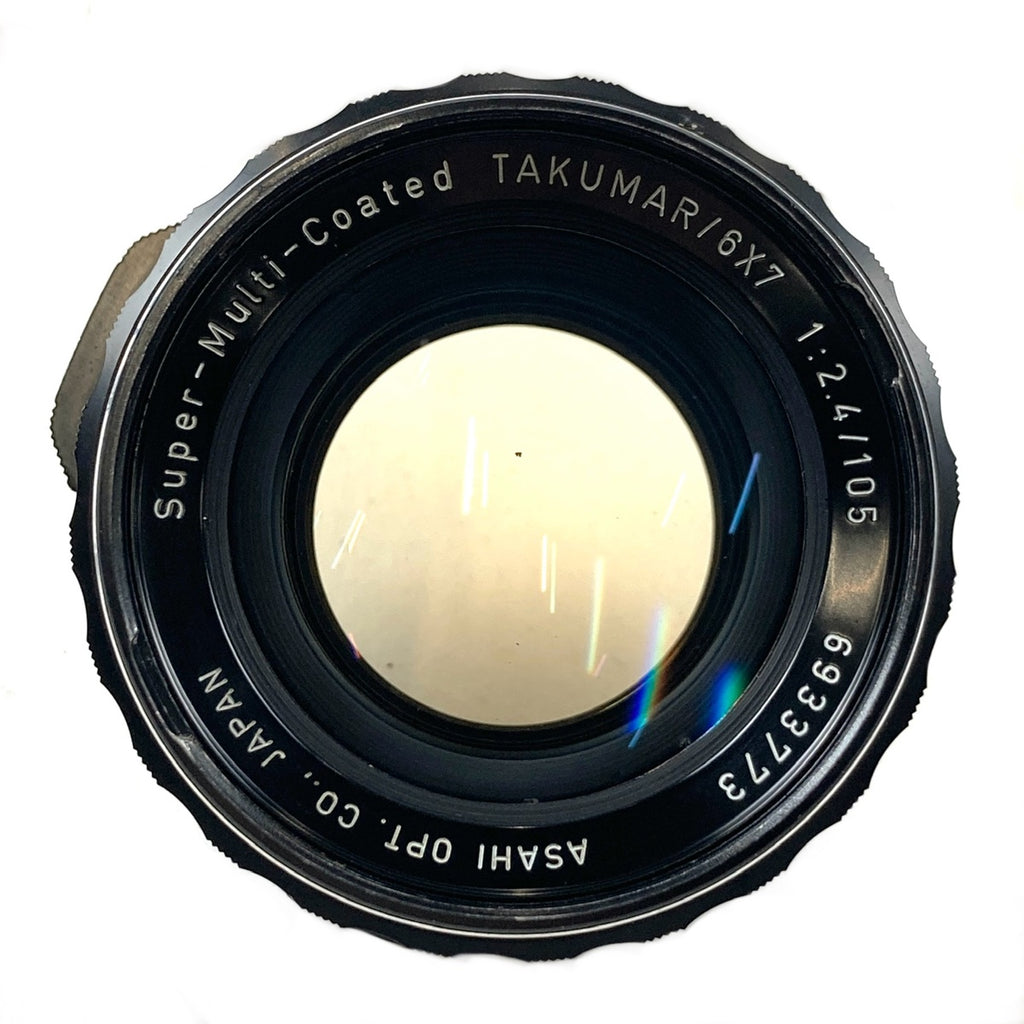 ペンタックス PENTAX TAKUMAR 6X7 105mm F2.4 67 バケペン用 中判カメラ用レンズ 【中古】cambb