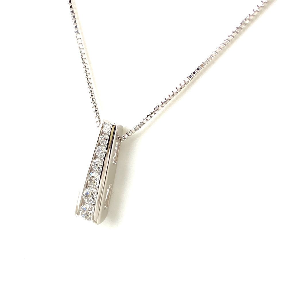 モニッケンダム メレダイヤ デザインネックレス プラチナ ペンダント ネックレス Pt900 Pt850 ダイヤモンド レディース 【中古】brjwl