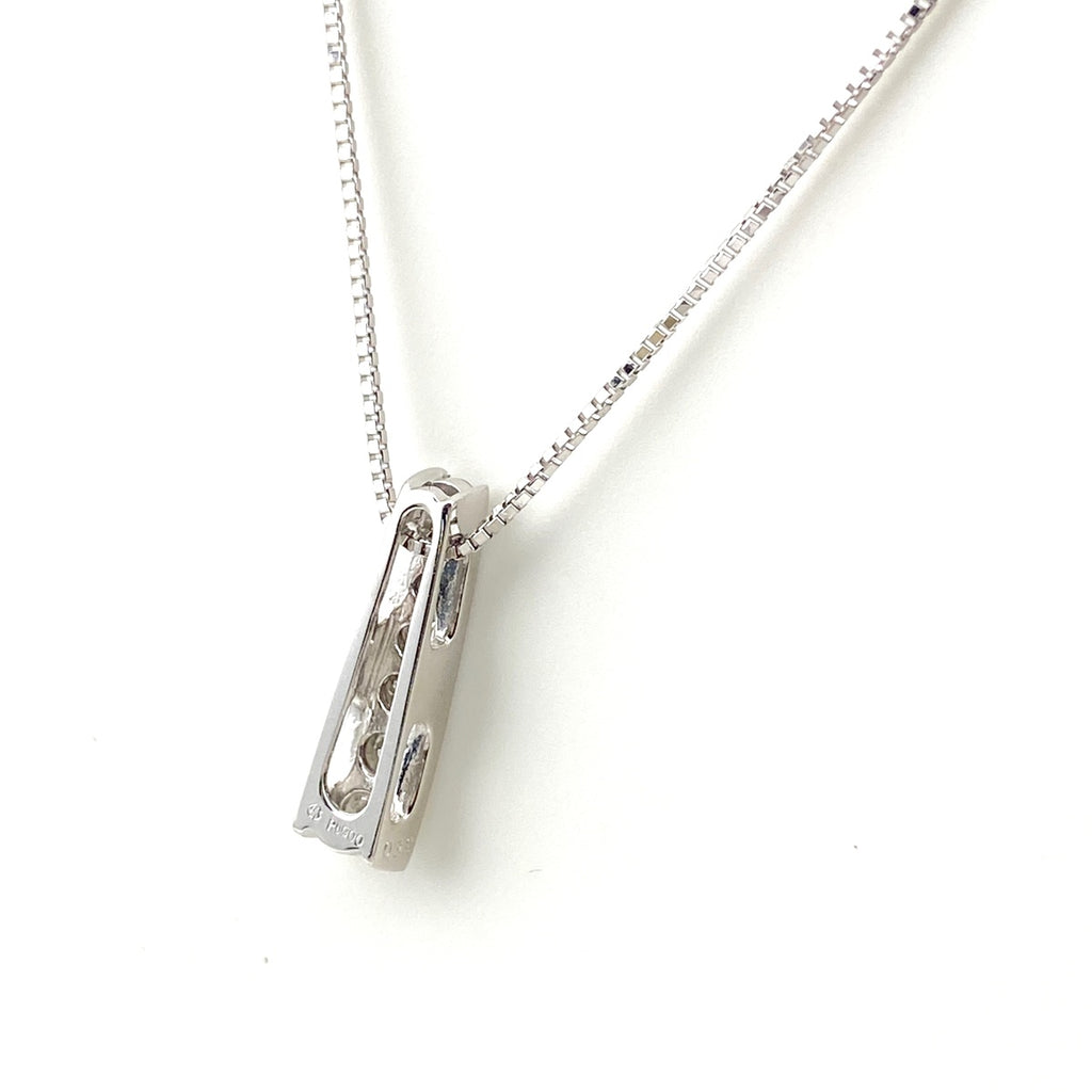 モニッケンダム メレダイヤ デザインネックレス プラチナ ペンダント ネックレス Pt900 Pt850 ダイヤモンド レディース 【中古】brjwl