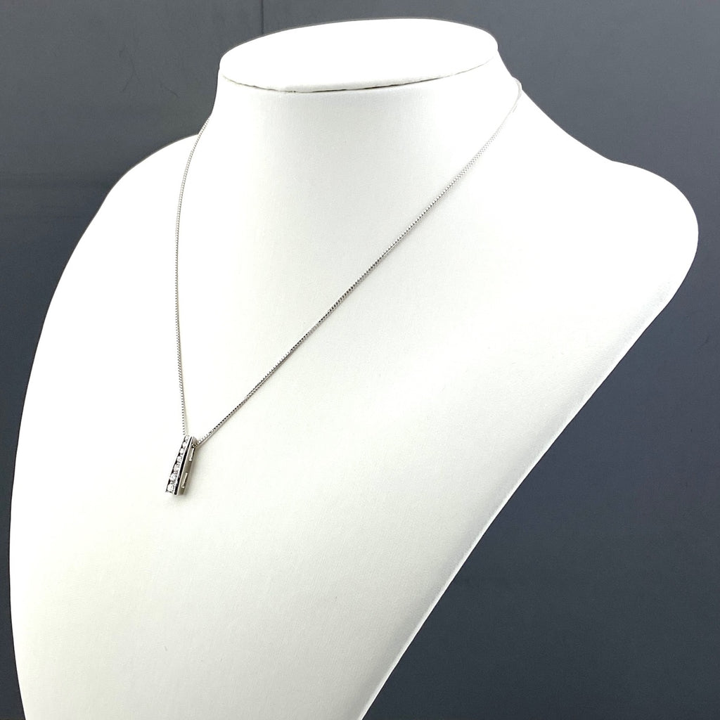 モニッケンダム メレダイヤ デザインネックレス プラチナ ペンダント ネックレス Pt900 Pt850 ダイヤモンド レディース 【中古】brjwl