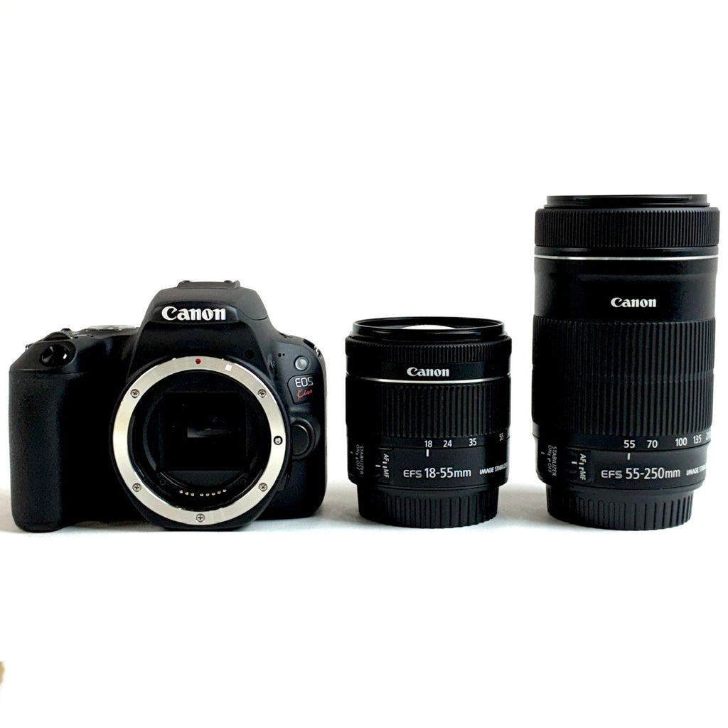 キヤノン Canon EOS Kiss X9 ダブルズームキット ブラック デジタル 一眼レフカメラ 【中古】cambb