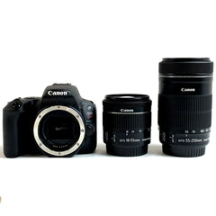 キヤノン Canon EOS Kiss X9 ダブルズームキット ブラック デジタル 一眼レフカメラ 【中古】cambb