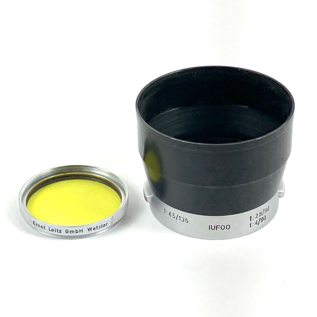 ライカ LEICA ELMAR 90mm F4 エルマー 9cm Mマウント + レンズフード IUFOO(12575) レンジファインダーカメラ用レンズ 【中古】cambb