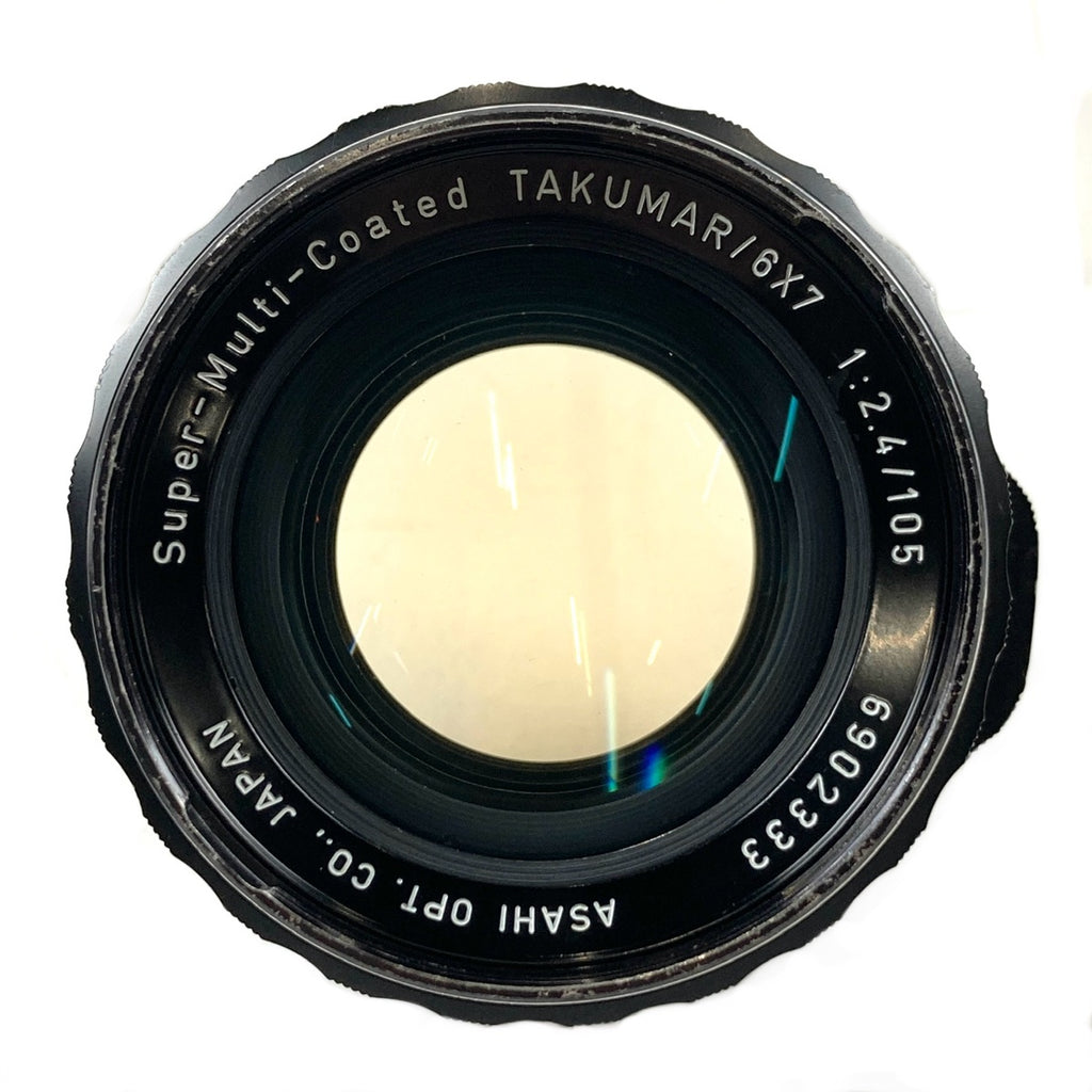 ペンタックス PENTAX TAKUMAR 6X7 105mm F2.4 67 バケペン用 中判カメラ用レンズ 【中古】cambb