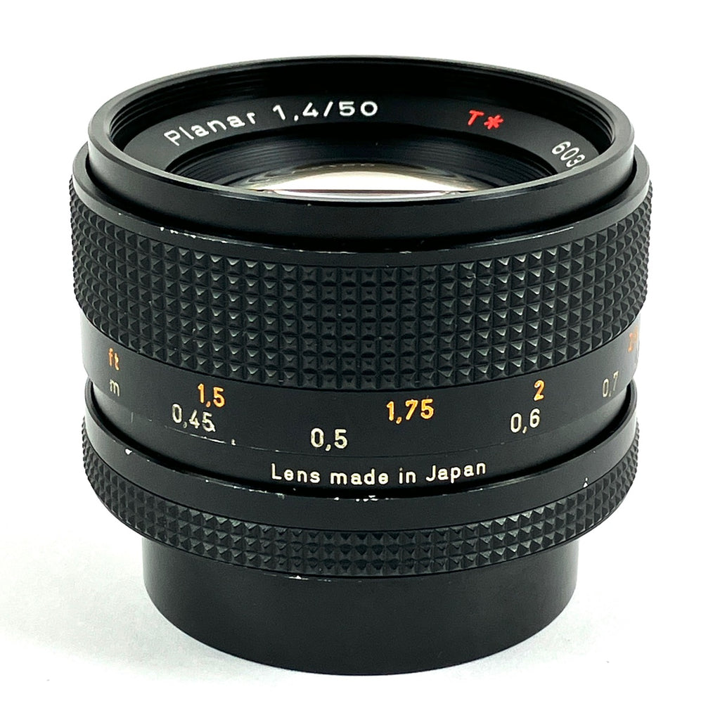 コンタックス CONTAX Planar T* 50mm F1.4 AEJ プラナー 一眼カメラ用レンズ（マニュアルフォーカス） 【中古】cambb