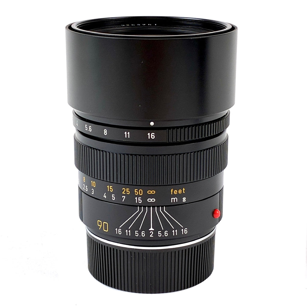 ライカ LEICA SUMMICRON-M 90mm F2 ズミクロン ブラック レンジファインダーカメラ用レンズ 【中古】cambb