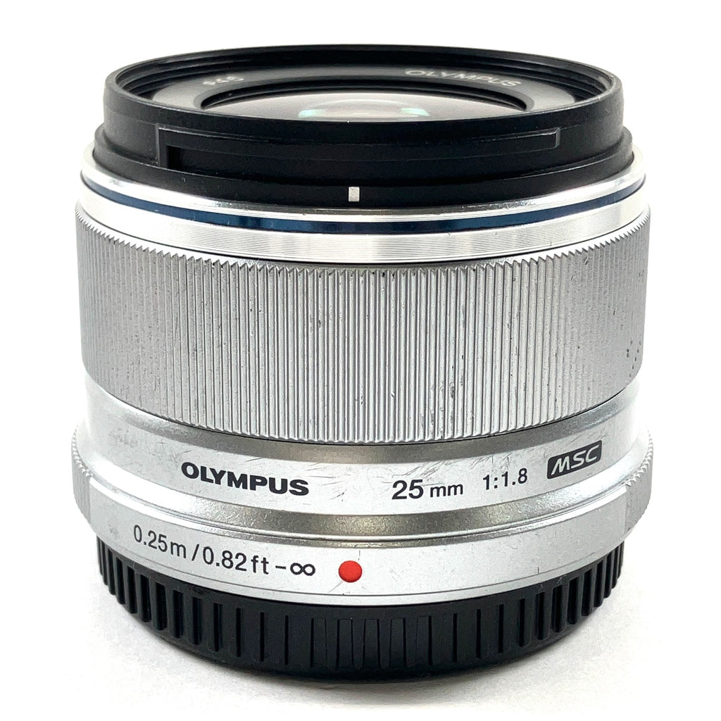 オリンパス OLYMPUS M.ZUIKO DIGITAL 25mm F1.8 シルバー 一眼カメラ用レンズ（オートフォーカス） 【中古】cambb