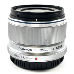 オリンパス OLYMPUS M.ZUIKO DIGITAL 25mm F1.8 シルバー 一眼カメラ用レンズ（オートフォーカス） 【中古】cambb