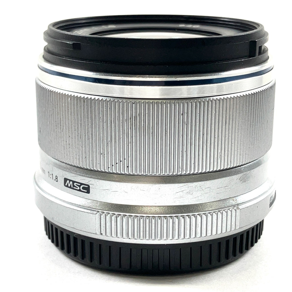 オリンパス OLYMPUS M.ZUIKO DIGITAL 25mm F1.8 シルバー 一眼カメラ用レンズ（オートフォーカス） 【中古】cambb
