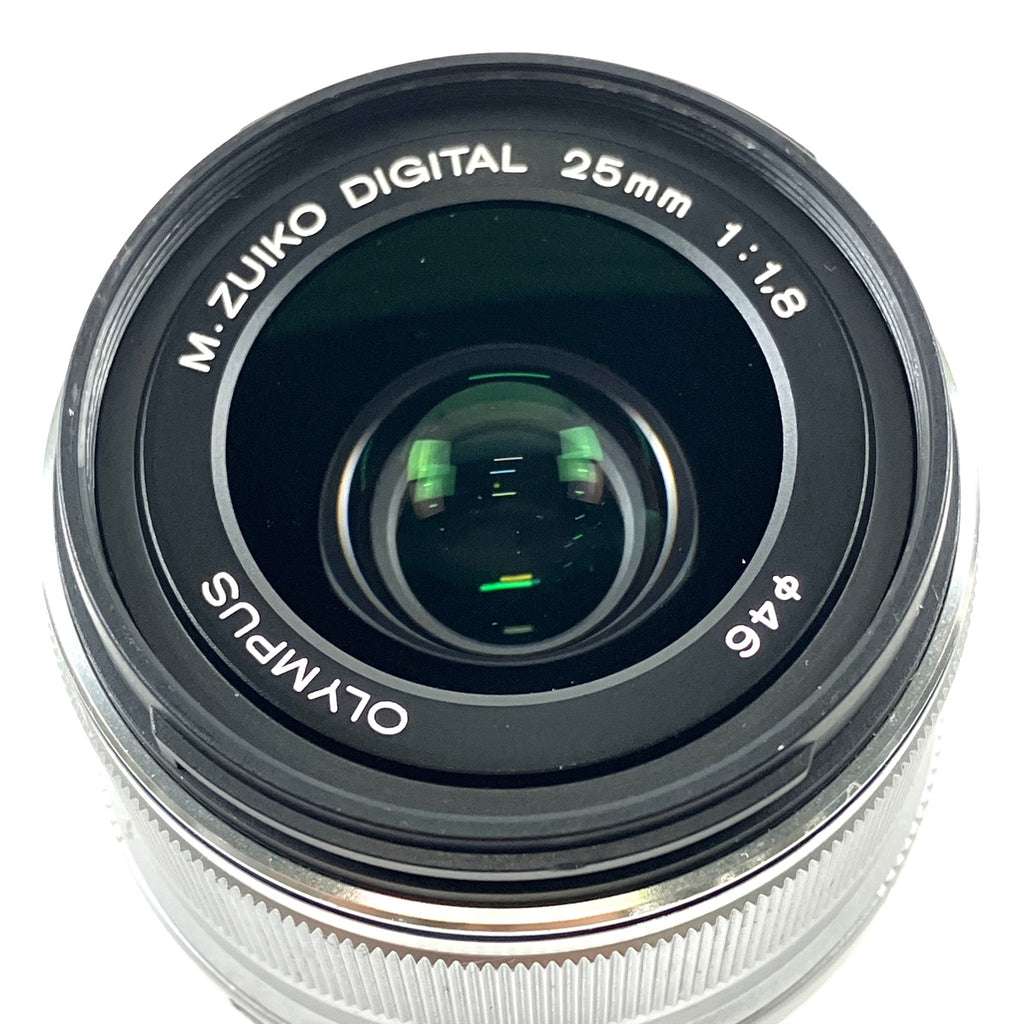 オリンパス OLYMPUS M.ZUIKO DIGITAL 25mm F1.8 シルバー 一眼カメラ用レンズ（オートフォーカス） 【中古】cambb