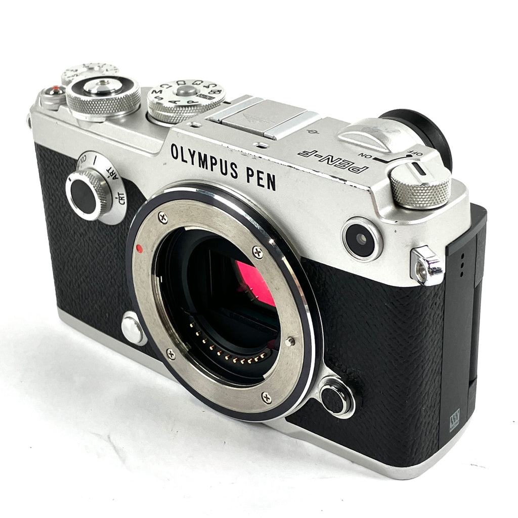 オリンパス OLYMPUS PEN-F ボディ シルバー デジタル ミラーレス 一眼カメラ 【中古】cambb